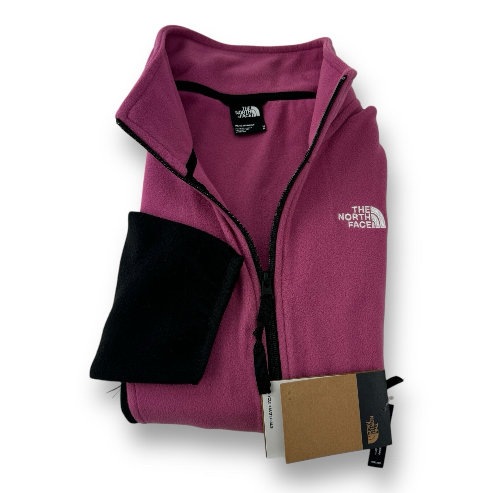 The North Face Tnf Men's Attitude ¼ Zip Pullover Sweater Red Violet Medium Nwt